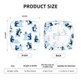 thumbnail image 6 of Lsque Penguin Winter Fun Printed Square Couch Cushion Covers, Floral Sofa Cushion Covers Replacement, Stretch Couch Covers for Couch-16.9in, 6 of 9