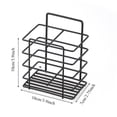 thumbnail image 7 of Shower Caddy, Shower Shelves 5 Pack, Adhesive Shower Organizer for Bathroom & Kitchen, No Drilling, Large Capacity, Stainless Steel Bathroom Organizer, Bathroom Accessories, Black, 7 of 7
