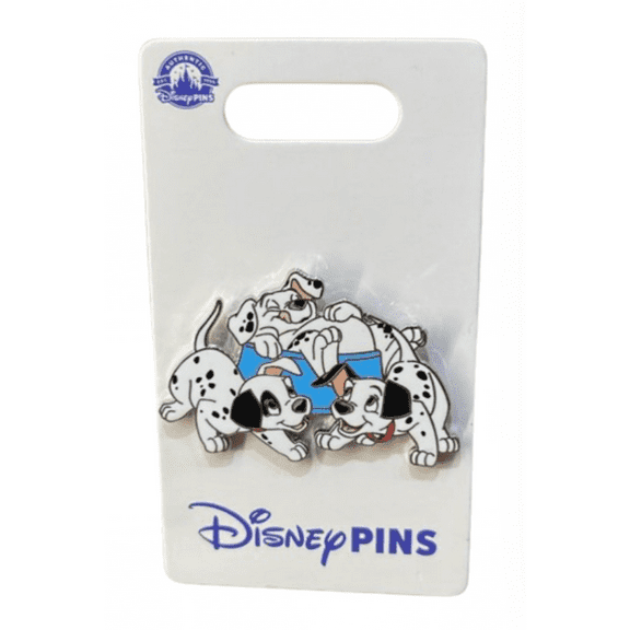 Disney Parks 101 Dalmatians Puppies Pin New with Card