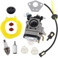 thumbnail image 1 of Kit de carburador para 52cc 49cc 43cc desbrozadora motor bujía filtro de combustible, 1 of 5