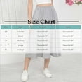 thumbnail image 3 of Summer Saving! Ashirexll Long Skirts for Women, Flowy Skirts for Women, Womens Fashion Solid Color A-line Long Skirt Elastic Waist Pleated Skirt, 3 of 6