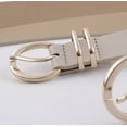 thumbnail image 6 of 2 Pack Women's PU Belts for Jeans Dresses Fashion Buckle Ladies Belt, 6 of 8