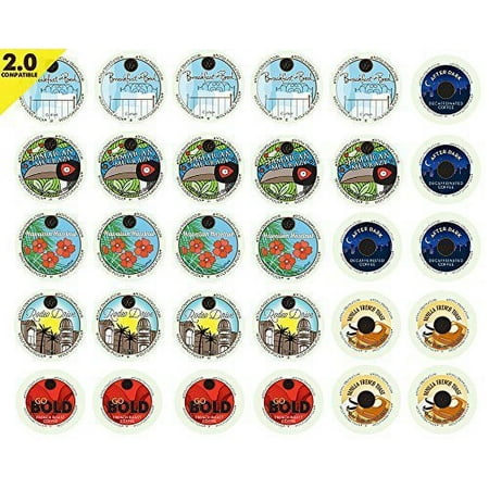 30-count WOLFGANG PUCK Coffee Single Serve cups For Keurig K cup Brewer Variety Pack Sampler