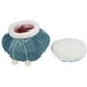 thumbnail image 1 of Cama plegable con forma de cesta para dormir, cálida y suave, ideal para mascotas, color azul, 1 of 14