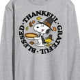 thumbnail image 3 of Peanuts - Thankful Grateful Blessed - Men's Long Sleeve T-Shirt, 3 of 6