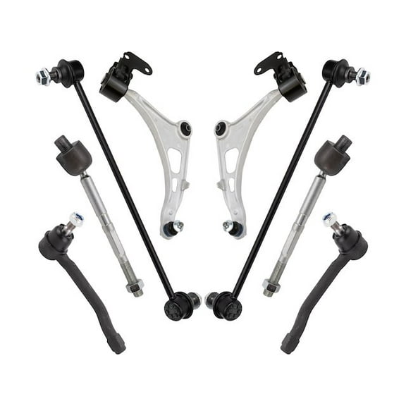 Front Control Arm Ball Joint Tie Rod and Sway Bar Link Kit 8 Piece - Compatible with 2014 - 2020 Acura MDX 2015 2016 2017 2018 2019
