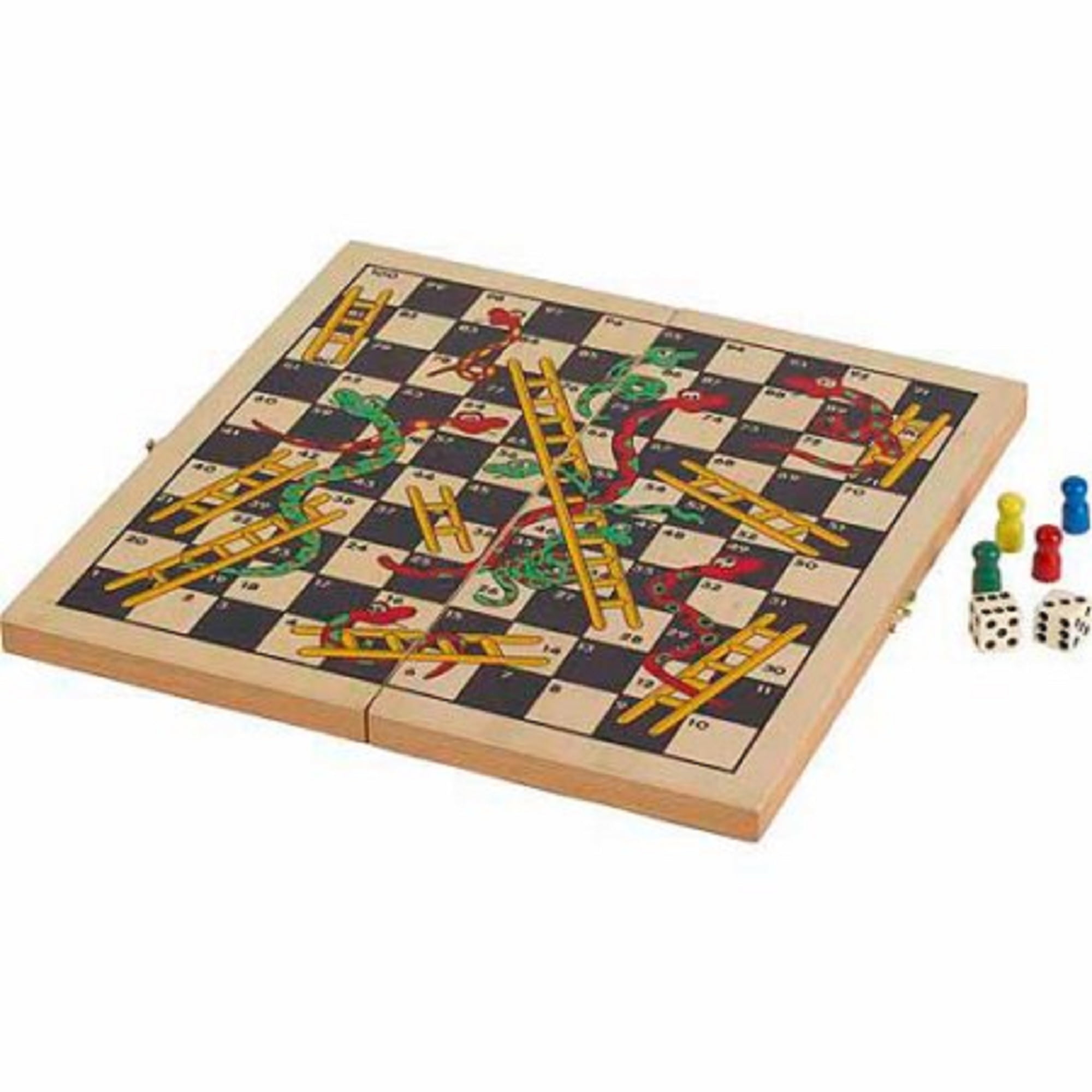 wooden snakes and ladders