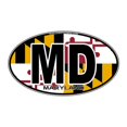 thumbnail image 3 of CafePress - Maryland Oval Md Flag Pajamas - Women's Short Sleeve Print T-Shirt and Pants Light Cotton Pajama Set, 3 of 7