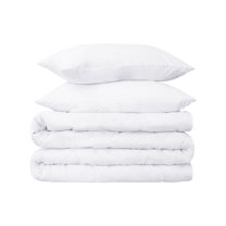 Superior Egyptian Cotton Duvet Cover Set, Full/ Queen, White