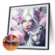 thumbnail image 2 of Cuadros Decorativos 5D bricolaje taladro redondo completo diamante pintura tigre mariposa chica Kit decoración (sz3775) Wdftyju de costura negro 4 estilos, 2 of 9