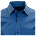thumbnail image 3 of Manchester Camisa de Vestir Regular Fit  Petroleo, 17.5" Cuello 35" Manga Manchester 5030M, 3 of 4