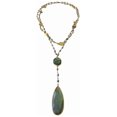 thumbnail image 5 of Double Diana Denmark Necklace in Ruby with Red Mojave Copper Turquoise Drop, 5 of 6