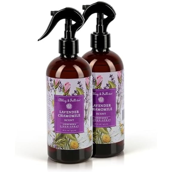 Linen Spray, Lavender Chamomile, Fabric Freshener and Fragrance Room Spray, Pack of 2, 16 oz$$Home Decor, Kitchen, & Other
