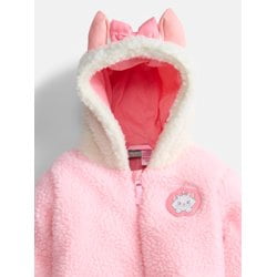 Aristocats Baby Girls' Faux Shearling Pram, Sizes 0/3M-6/9M