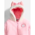 thumbnail image 2 of Aristocats Baby Girls' Faux Shearling Pram, Sizes 0/3M-6/9M, 2 of 4