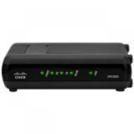 - Cisco DPC3000 DOCSIS 3.0 Cable Modem (Not compatible with Comcast)