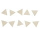 thumbnail image 2 of 10pcs Ahueca Hacia Fuera El Triángulo Cuelga El Pendiente Gota Acetato Acetato Acrílico Hallazgos De Bricolaje Blanco Salvador Colgante triangular, 2 of 10