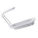 thumbnail image 2 of Monstrate Soporte de almacenamiento de esponja Cepillo de plástico Organizador de drenaje Fregadero de cocina ajustable Organizadores de utensilios de cocina Blanco Monstrate HA004367-01, 2 of 6