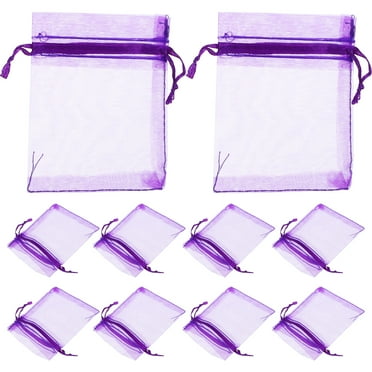 Voiceine 100pcs Lavender Sachets Bags Empty Lavender Sachet Bags DIY Empty Scent Bags