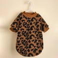 thumbnail image 3 of Walbest Pet Dog Cat Clothes, Leopard Print Puppy Cat Cotton Vest Clothing Apparel Breathable Winter Harness Costumes for Small Dogs, 3 of 7