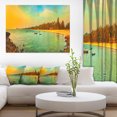 thumbnail image 1 of Blue Tinged Indian Ocean Panorama - Large Seascape Art Canvas Print, 1 of 3