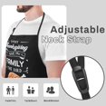 thumbnail image 4 of Holiday Apron Funny Holidays Apron Large Cooking Chef Apron for Men With Pockets Frying Aprons for Adults, 4 of 6