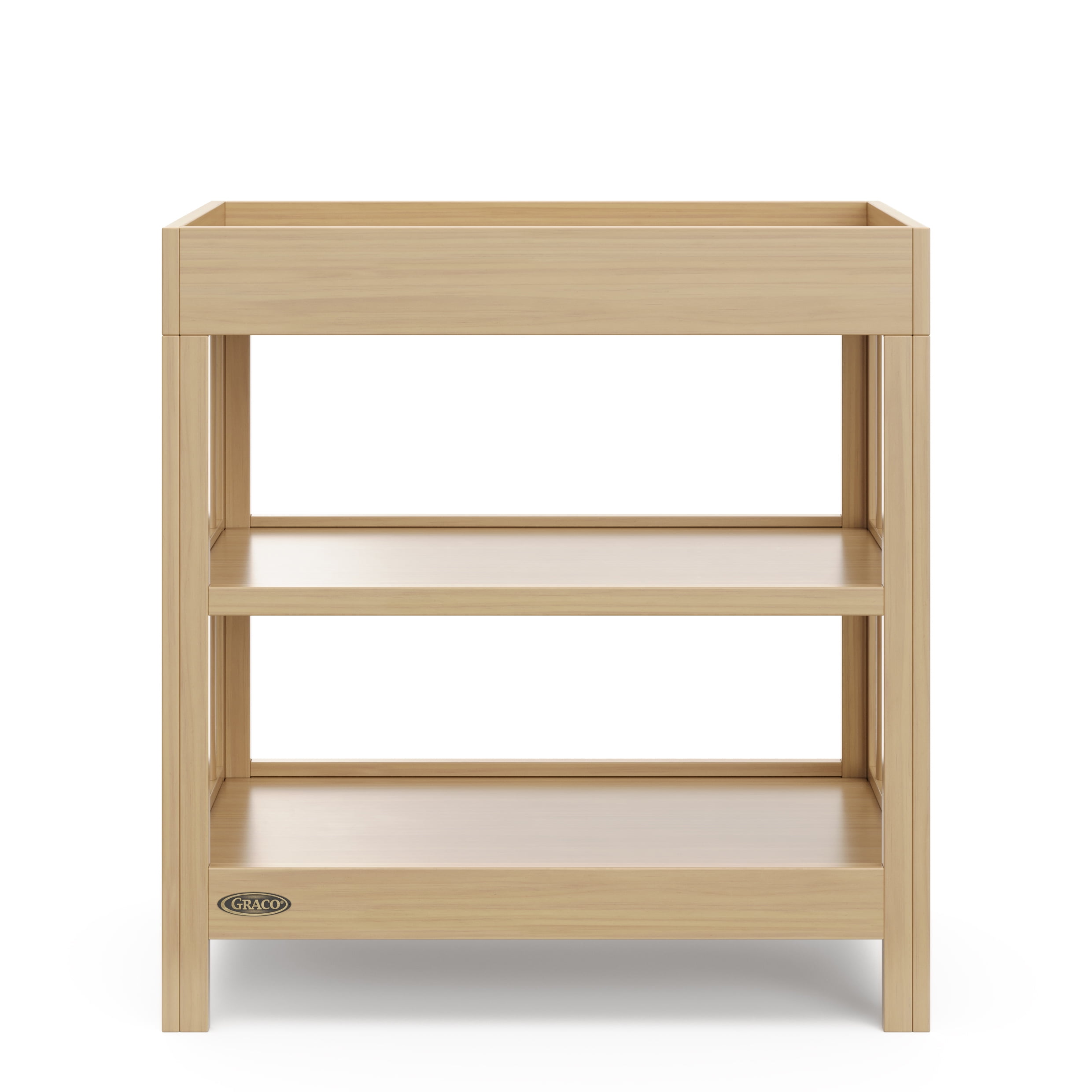 Graco Teddi Infant Wood Changing Table with Changing Pad, Driftwood