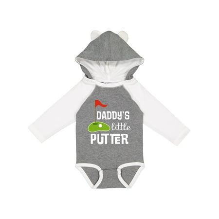 

Inktastic Golfing Daddys Little Putter Gift Baby Boy or Baby Girl Long Sleeve Bodysuit