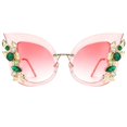 thumbnail image 1 of Gafas de sol Slocyclub Funky con forma de mariposa con diamantes de imitación para mujer, 1 of 6