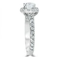 thumbnail image 2 of Empire Jewel 1.5 Ct Round Cut Diamond Rings Gift - 14K White Gold Over Rings Gifts - Twisted Shank Diamond Engagement Rings - Anniversary Gift for Women's - Wedding Proposal Rings for Women's, 2 of 6