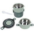 thumbnail image 3 of Thermal Lunch Box Thermal Lunch Box 2200ml Three Layer Detachable Compartment Design Portable 304 Stainless Steel Insulated Bento Box, 3 of 8