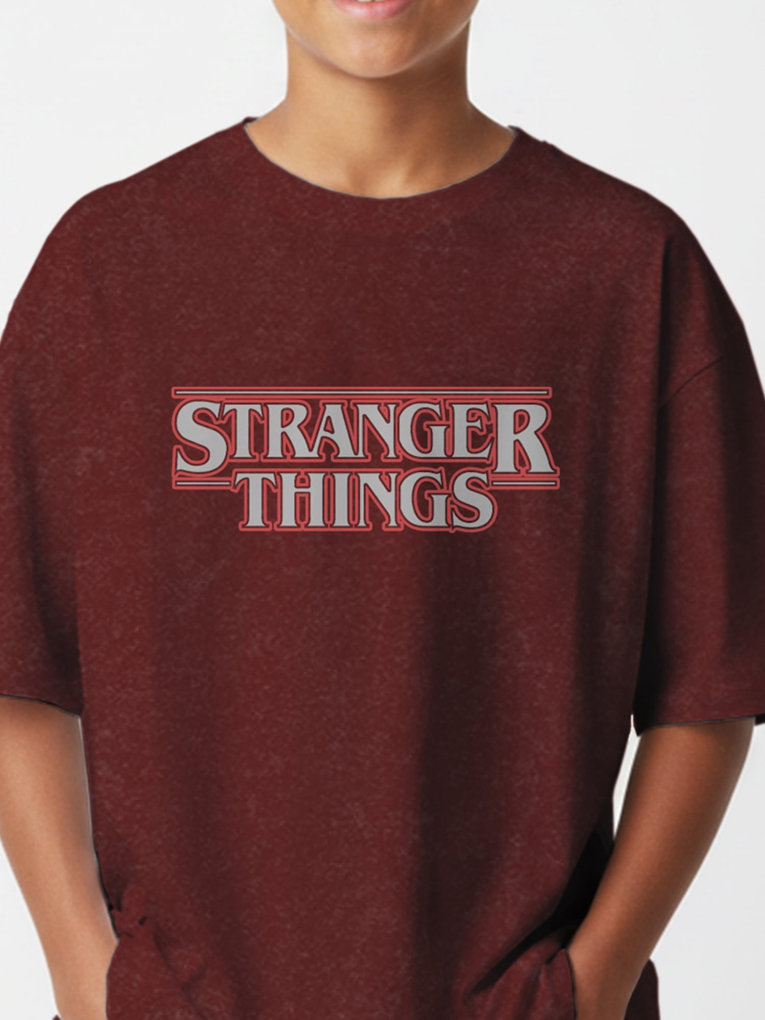 Stranger Things, Boys' & Big Boys' Graphic Tee, Demogorgon, Sizes 4-18