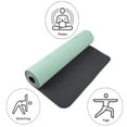 thumbnail image 5 of Non-Slip Yoga Mat with Alignment Marks '? Lightweight Exercise Mat with Carry Strap for Ho, 5 of 7