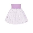 thumbnail image 5 of Girls Dress Purple Ruffle Sleeve Butterfly Sparkling Skirt Party 7 Years, 5 of 5