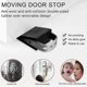 thumbnail image 4 of Rubber door stopper, no punching required, suitable for tile, parquet, carpet etc - black., 4 of 5