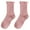 Pink, variant on opolski 1 Pair Women Socks Mid-tube Shirring Edge Japanese Style Solid Color High Elasticity Anti-slip Thin Soft Breathable Sweat-absorption Anti-shrink Sports Piled Socks White