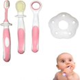 thumbnail image 5 of Oral Hygiene Kit For Babies, 4 Pieces Set Featuring Silicone Training Toothbrush And Soft Bristles Toothbrush, Vacuum Packed For Hygiene, Promotes, 5 of 5