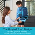 thumbnail image 3 of Bentgo® Kids 2-in-1 Backpack & Insulated Lunch Bag - Confetti Designed 16” Backpack for School & Travel - , Durable, Water Resistant, Padded, & Large Compartments (Confetti Edition - Abyss Blue), 3 of 7