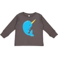 thumbnail image 3 of Inktastic Narwhal Boys or Girls Long Sleeve Toddler T-Shirt, 3 of 5