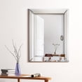 thumbnail image 3 of Empire Art Direct Modern Beveled Rectangular Wall Mirror,Bathroom,Bedroom,Living Room,Ready to Hang - 30 in. x 1.24 in. x 40 in., 3 of 15