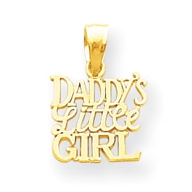 Roy Rose Jewelry 10K Yellow Gold Daddy's Little Girl Charm