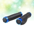 thumbnail image 3 of LABSERRON Ergonomic Handlebar Grips 1 Pair Blue Aluminum Alloy for Bikers, 3 of 8