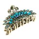 thumbnail image 1 of Pinza de Pelo de Metal con Abrazadera de Flor de Cristal de 7,5 Cm de Ancho Vintage Azul Sunnimix Pinza de pelo grande para mujer, 1 of 4