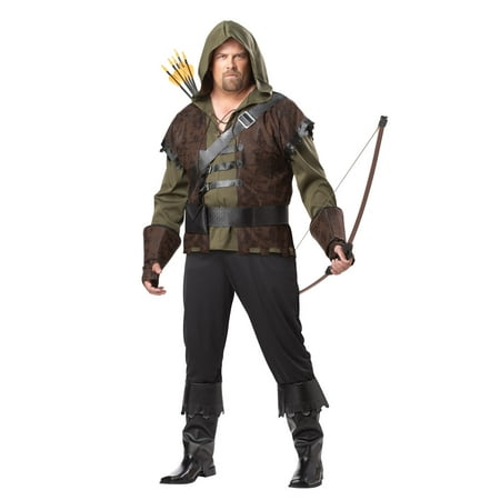 Robin Hood Adult Plus Costume - Adult Halloween Costumes - Costumes