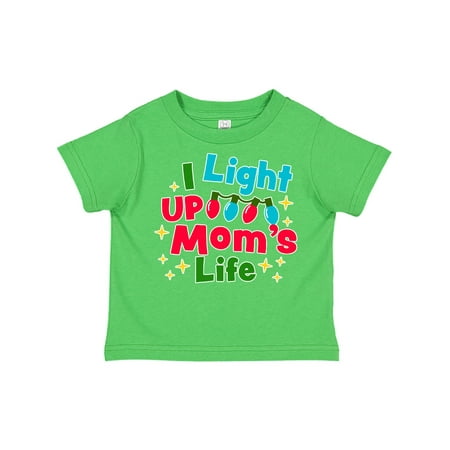 

Inktastic Christmas I Light up Moms Life with Lights Gift Toddler Boy or Toddler Girl T-Shirt