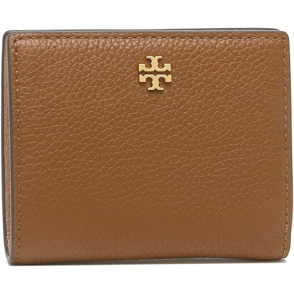 Tory Burch Women's Blake Colorblock Pebbled Leather Snap Mini Wallet (Cortado / Pink Moon)
