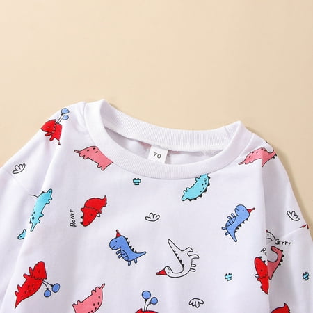

TOWED22 Baby Christmas Outfit Girl Baby Toddler Boys Unisex Cute Cartoon Bear Long Sleeves Snap Fleece Footies Romper White