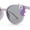 Purple, variant on Girls Plastic Unicorn Charm Thin Plastic Round Horn Rim Sunglasses Blue