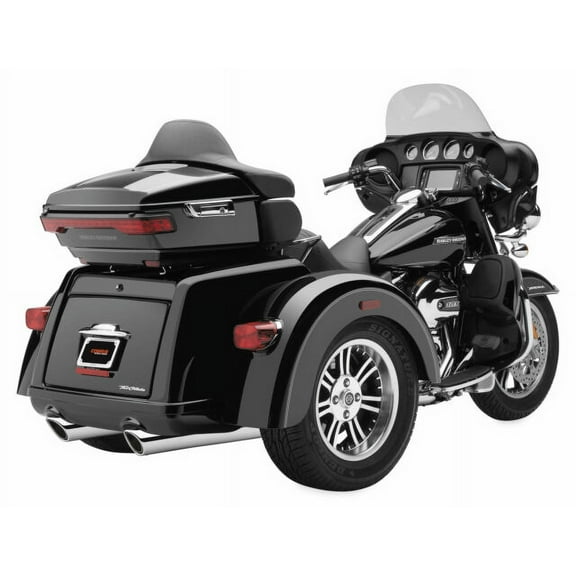 909-Twins Slip-On Exhaust (Chrome) for 09-19 Harley FLHTCUTG