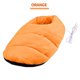thumbnail image 5 of Yuarrent Calentador de pies de invierno Calentador eléctrico USB Zapatos calientes Zapatilla de pies para interior Oficina de viajes en casa Suministros térmicos naranja amarillo, 5 of 6